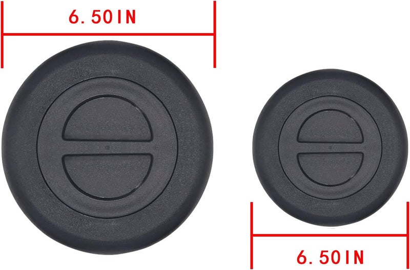 Vanshly Bed Plug Cover Kit Compatible with 2014-2019 Dodge Ram 2500 3500 Pickups Replacement 68225506AA,Hitch Covers for Truck with 5th Wheel/Gooseneck Towing Setups/Trailer Tow Cover， - Image 3